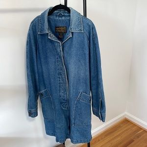 [Vintage] Eddie Bauer Long Denim Jacket